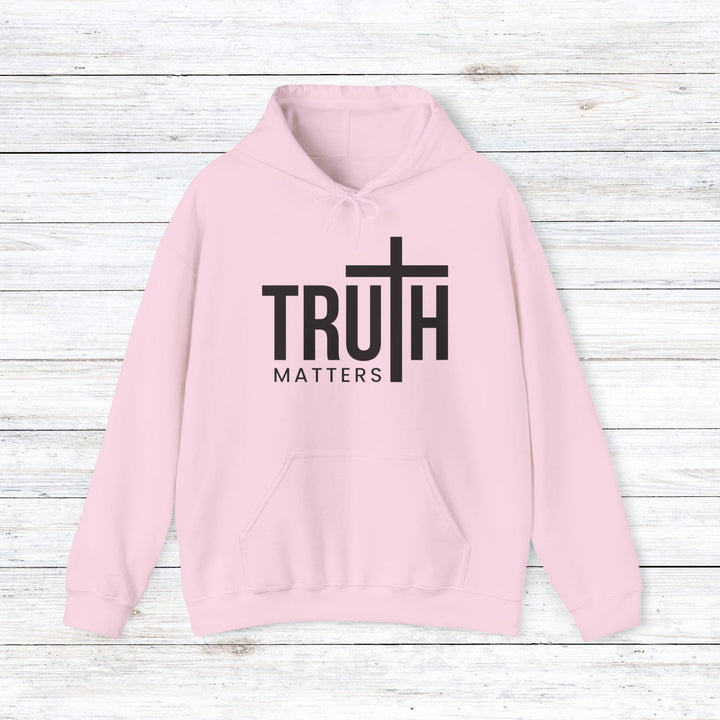 Truth Matters Hoodie Hoodie Light Pink S 