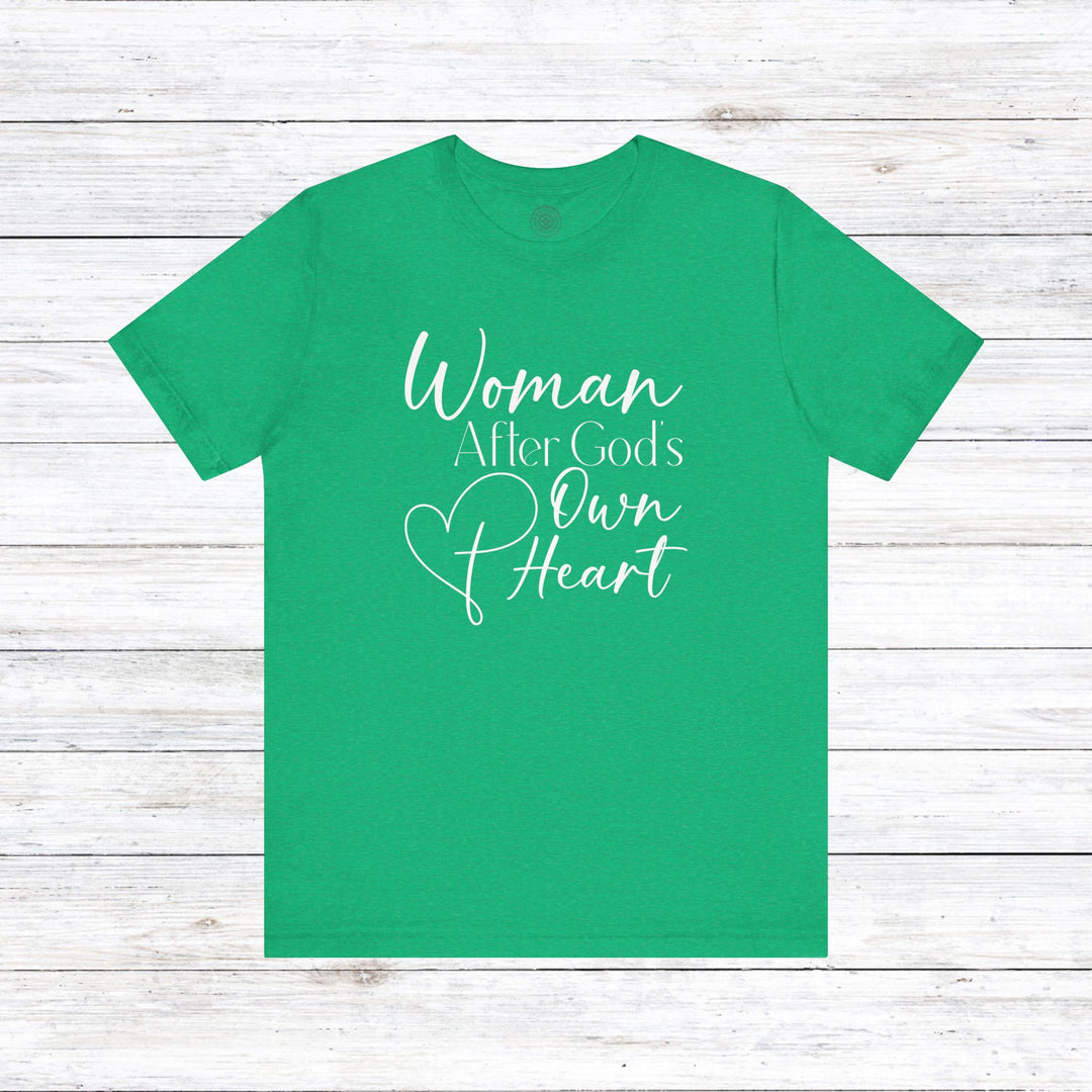 Woman After God's Own Heart Unisex T-Shirt T-Shirt Heather Kelly S 