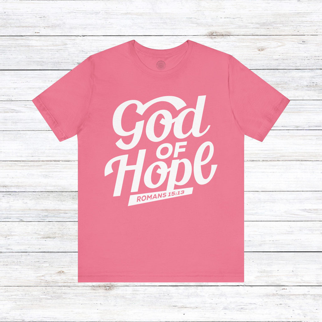 God of Hope  Unisex T-Shirt T-Shirt Charity Pink S 