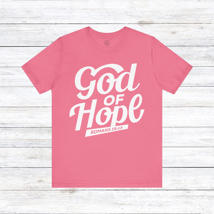 God of Hope  Unisex T-Shirt T-Shirt Charity Pink S 