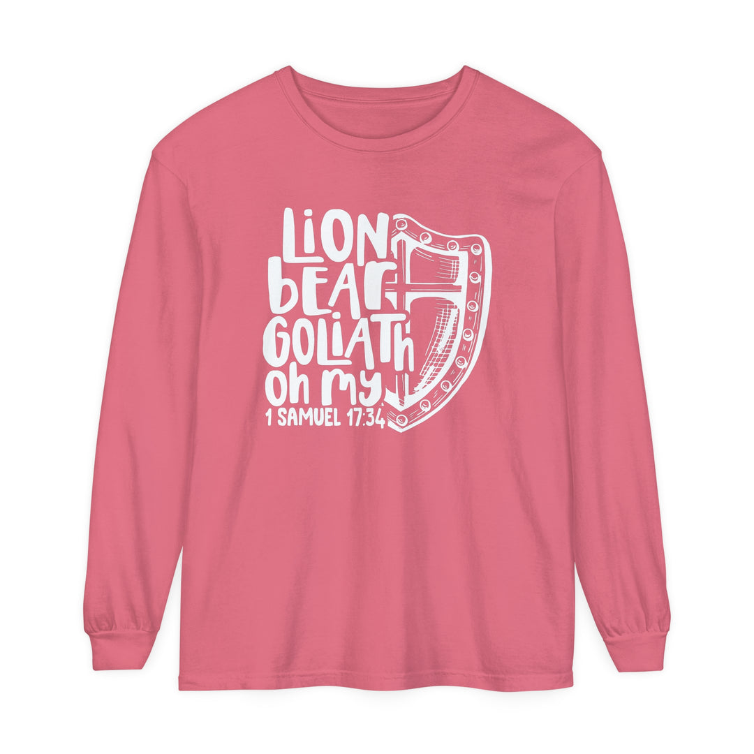 Lion Bear Goliath Oh My Long Sleeve Shirt Long-sleeve Watermelon S 