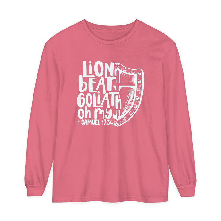 Lion Bear Goliath Oh My Long Sleeve Shirt Long-sleeve Watermelon S 