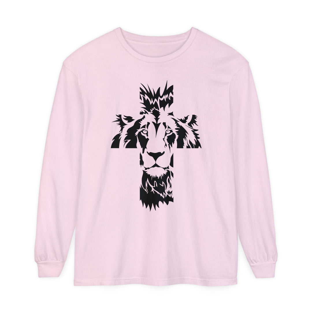 Aslan Cross Long Sleeve Shirt Long-sleeve Blossom S 