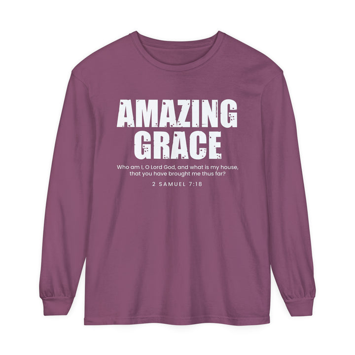 Amazing Grace Long Sleeve Shirt Long-sleeve Berry S 