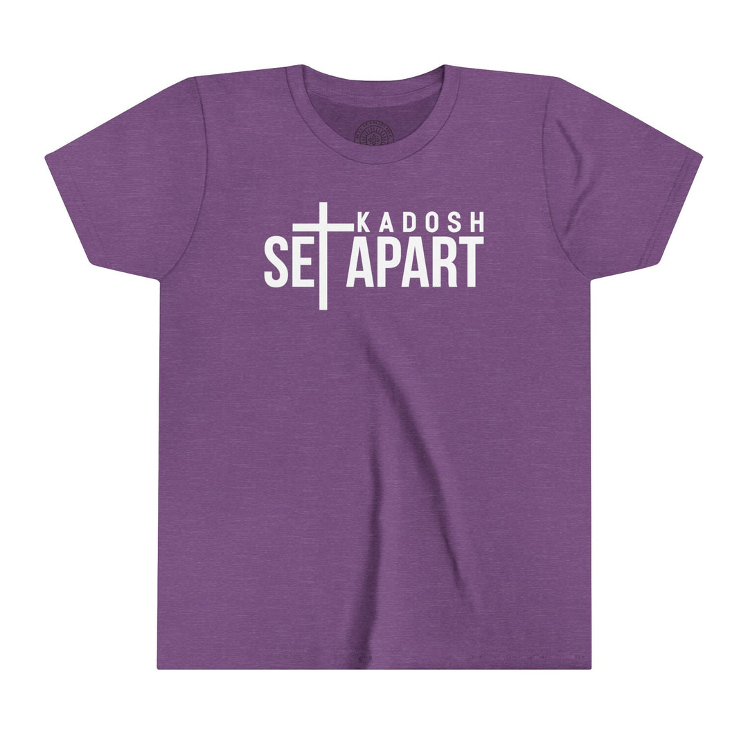 Set Apart Youth T-shirt Kids clothes Heather Team Purple S 