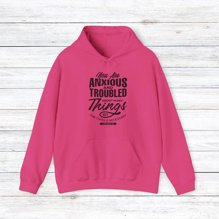 Anxious And Troubled Hoodie Hoodie Heliconia S 