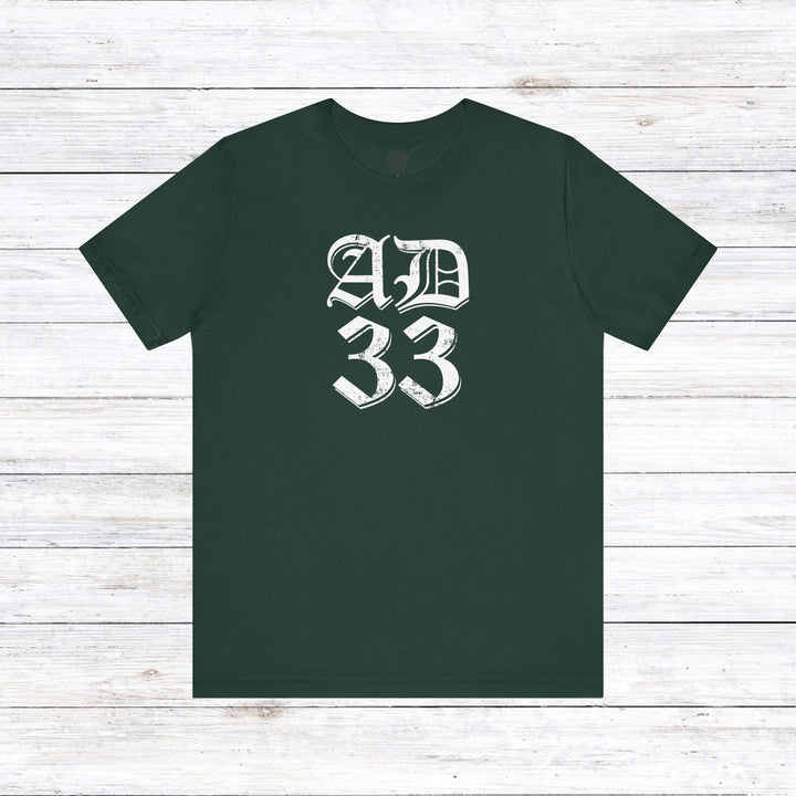 AD 33 Old English Unisex T-Shirt T-Shirt Forest S 