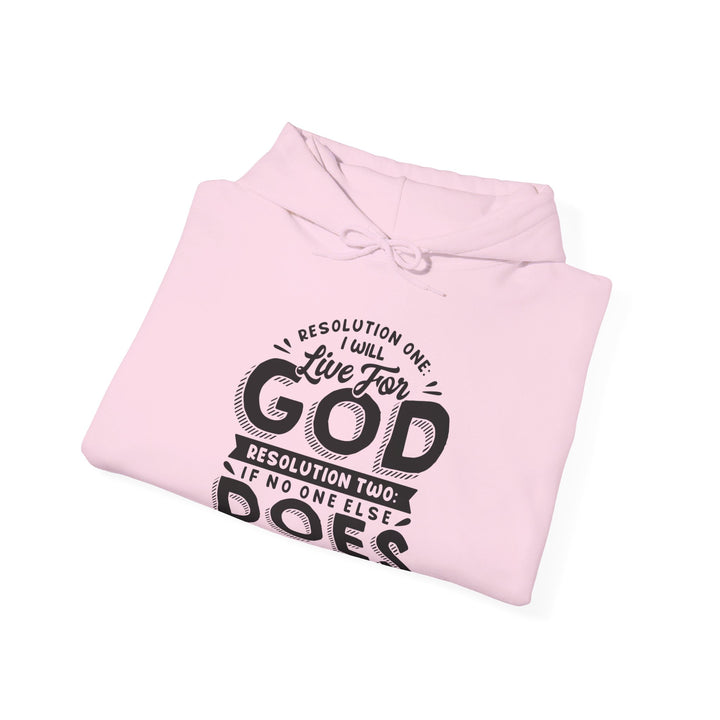 Live For God (Black Print)  Hoodie Hoodie   