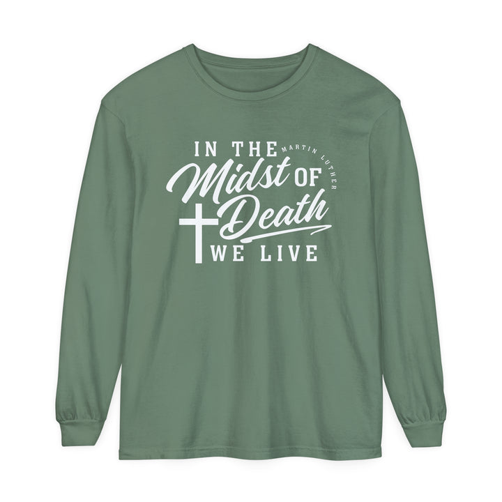 Midst of Death Long Sleeve Shirt Long-sleeve Light Green S 