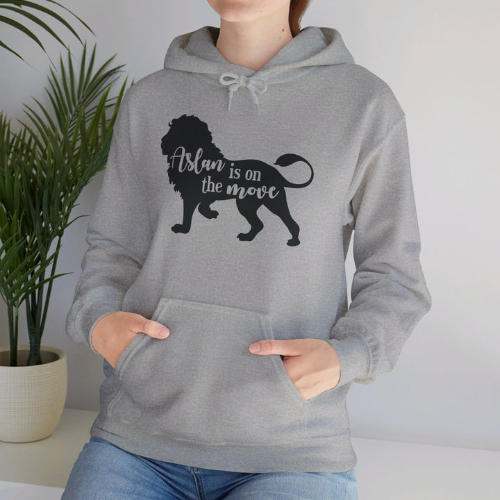 Aslan Is On The Move Hoodie Hoodie   