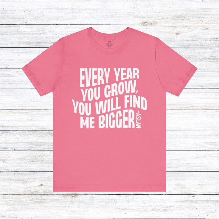 Every Year You Grow Unisex T-Shirt T-Shirt Charity Pink S 