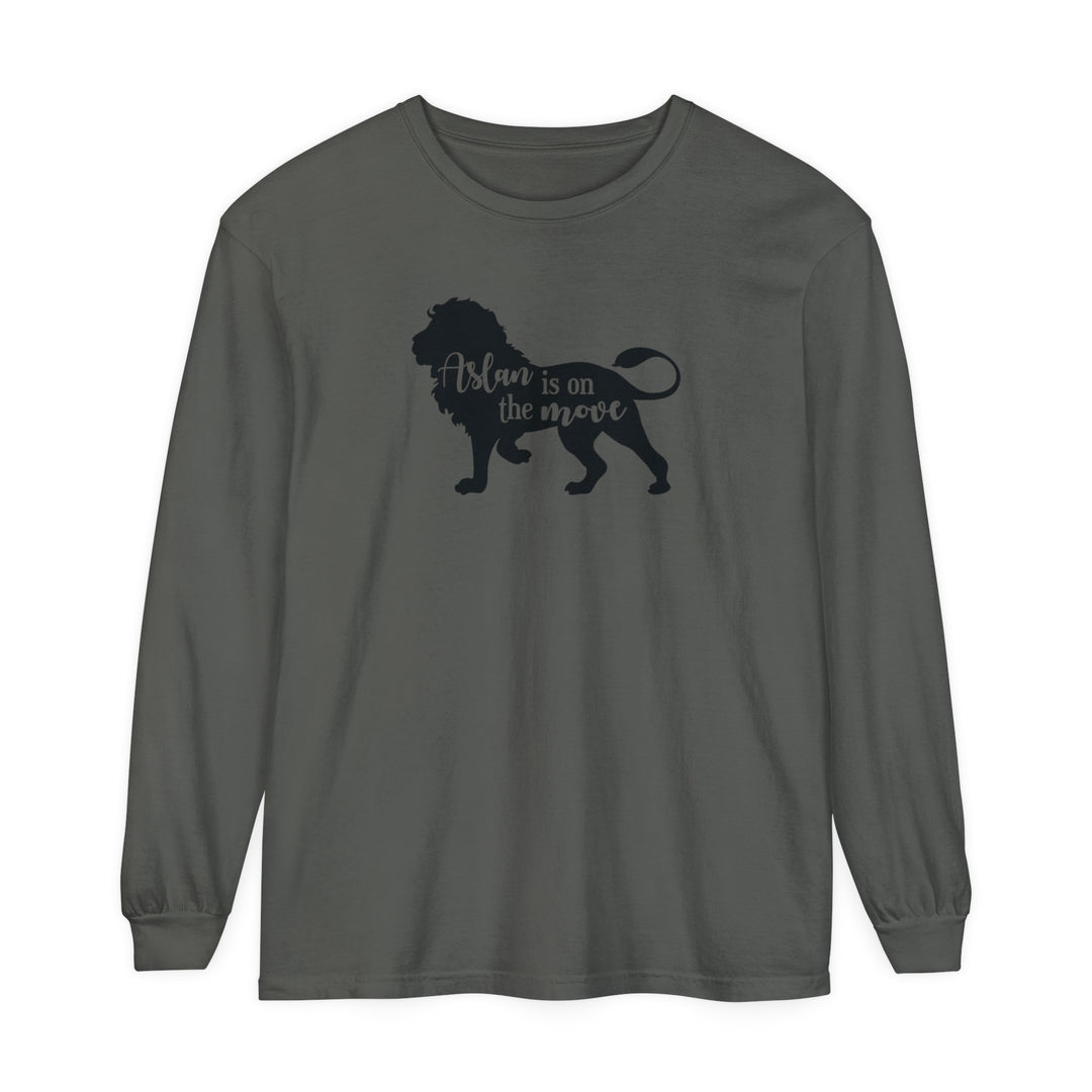 Aslan Is On The Move Long Sleeve Shirt Long-sleeve Pepper S 