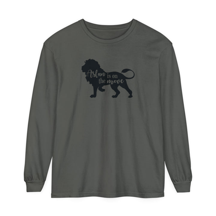 Aslan Is On The Move Long Sleeve Shirt Long-sleeve Pepper S 