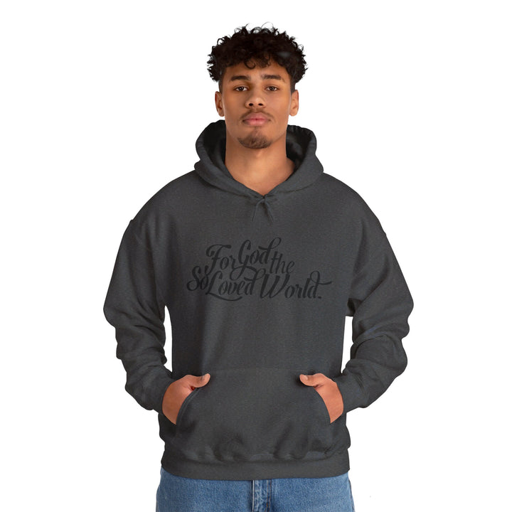 God So Loved Hoodie Hoodie   