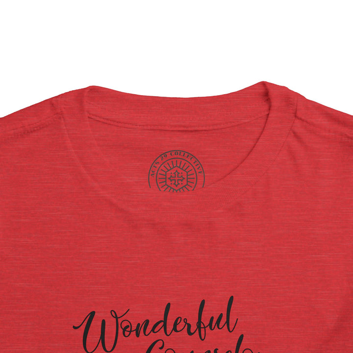 Wonderful Counselor Toddler Tee Kids clothes   