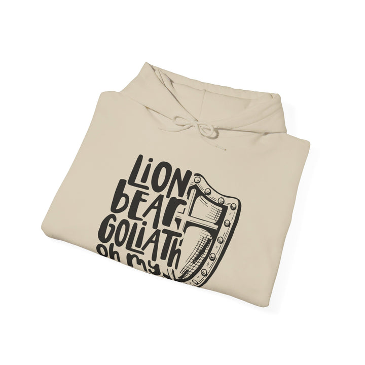 Lion, Bear, Goliath Oh My Hoodie Hoodie   