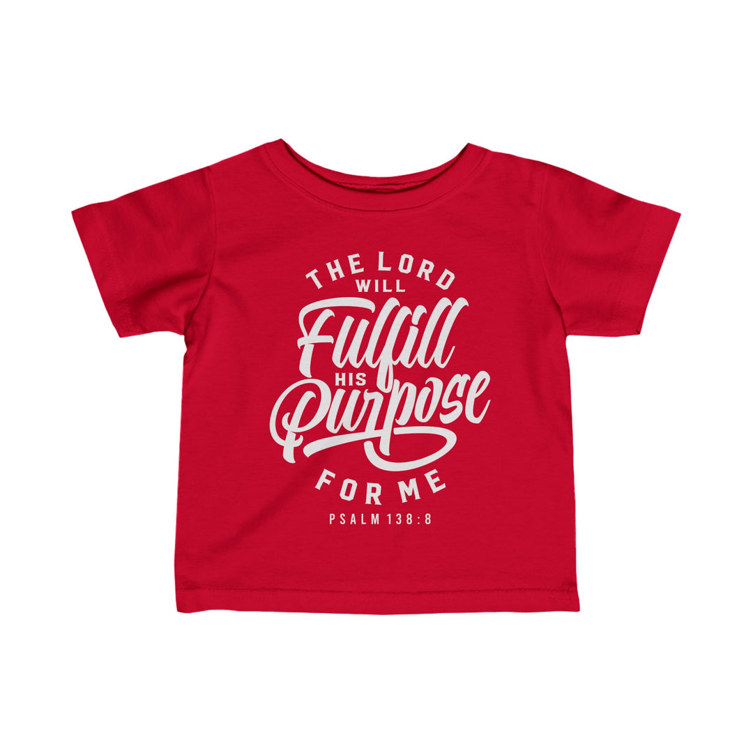 His Purpose Baby Tee Kids clothes Red 6M 