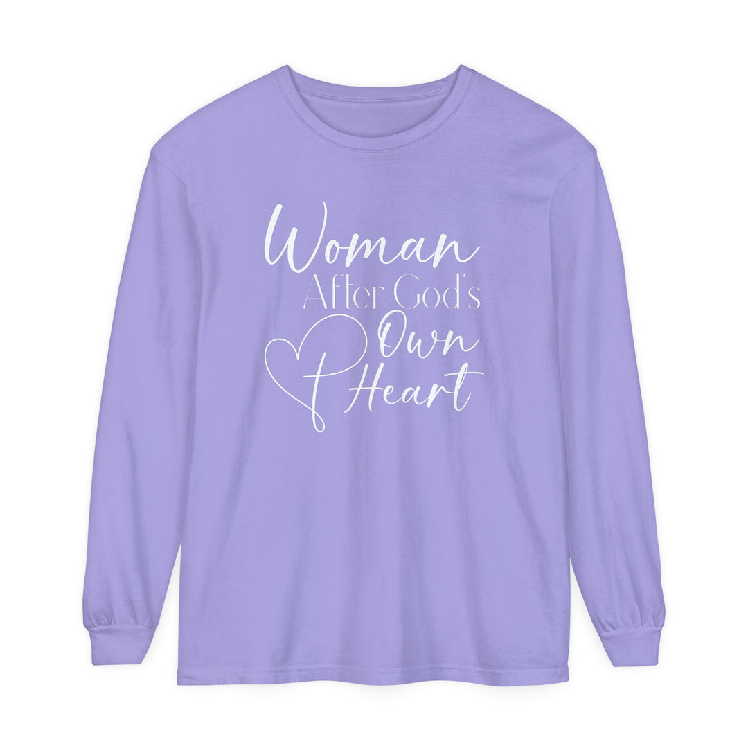 Woman After God Long Sleeve Shirt Long-sleeve Violet S 