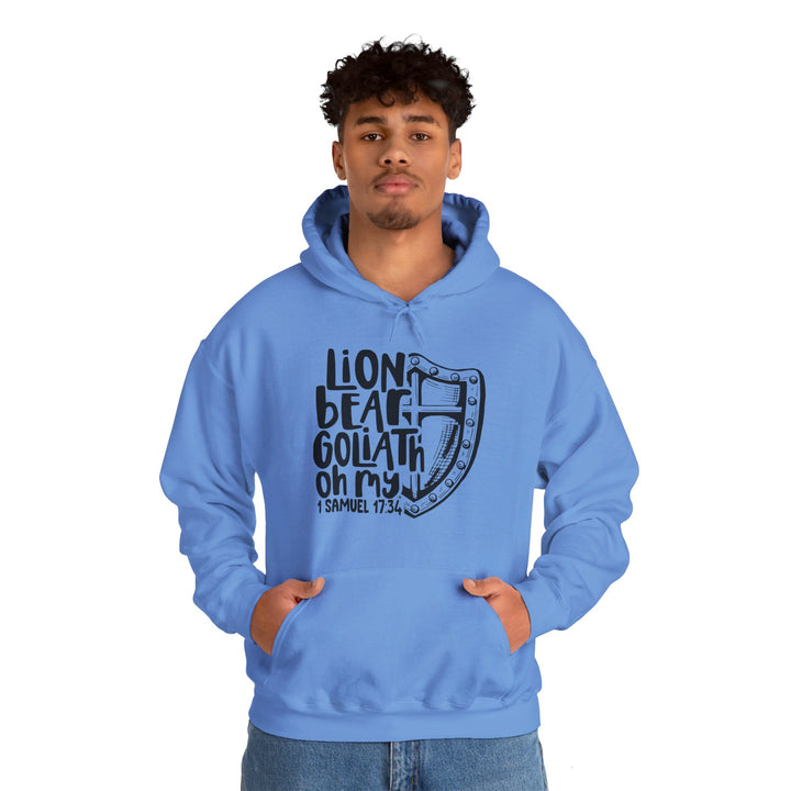 Lion, Bear, Goliath Oh My Hoodie Hoodie   