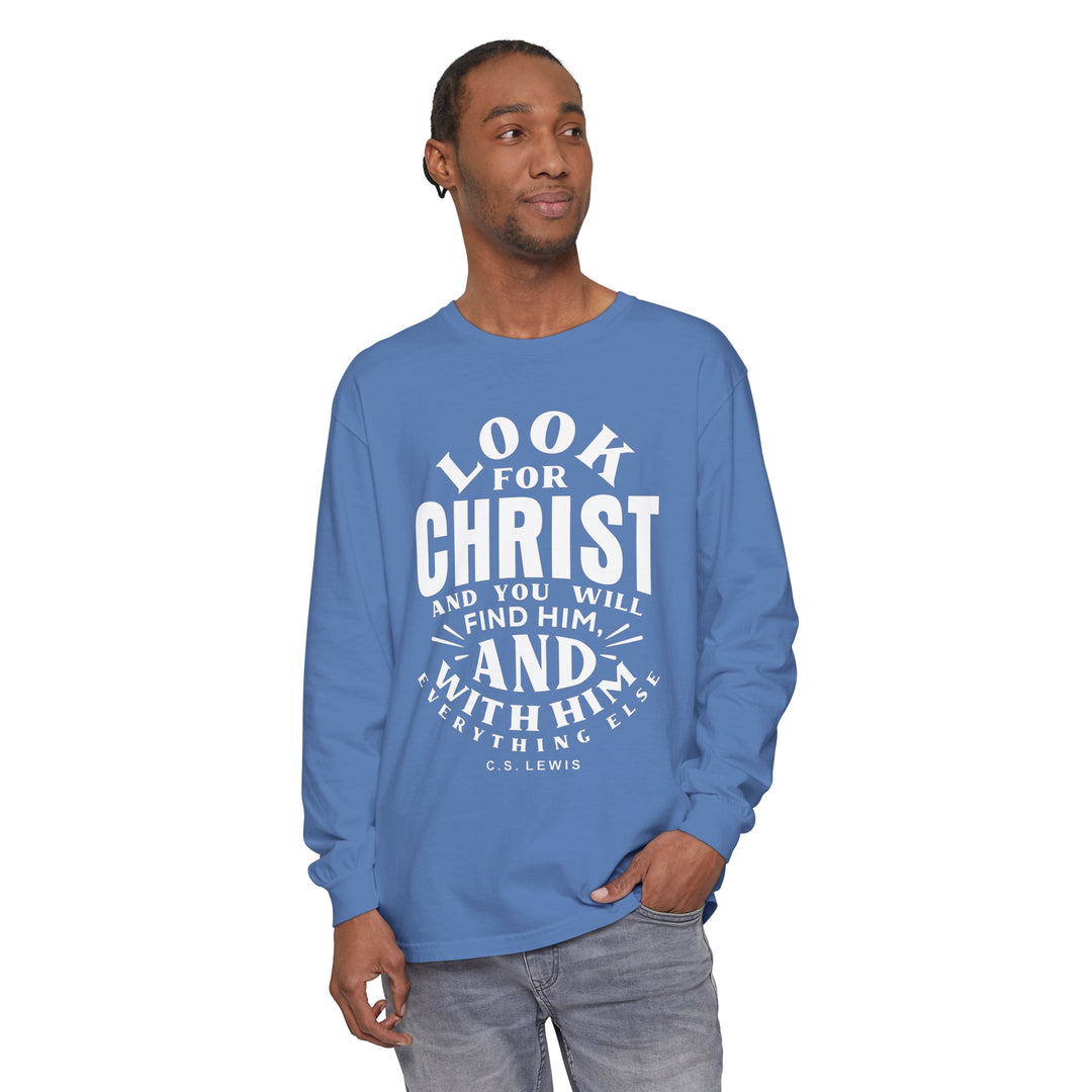 Look For Christ Long Sleeve Shirt Long-sleeve   