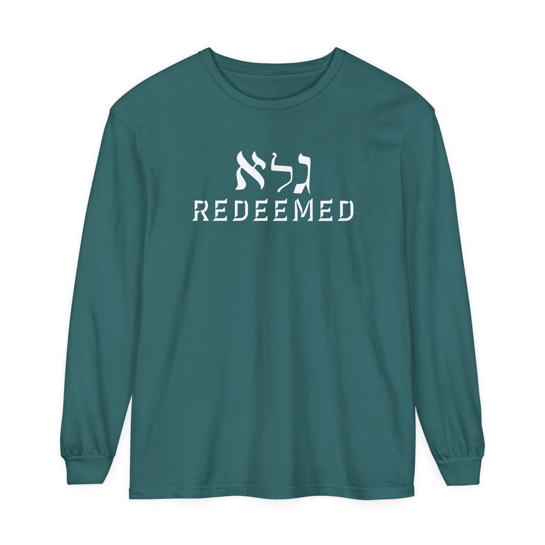 Redeemed Long Sleeve Shirt Long-sleeve Blue Spruce S 