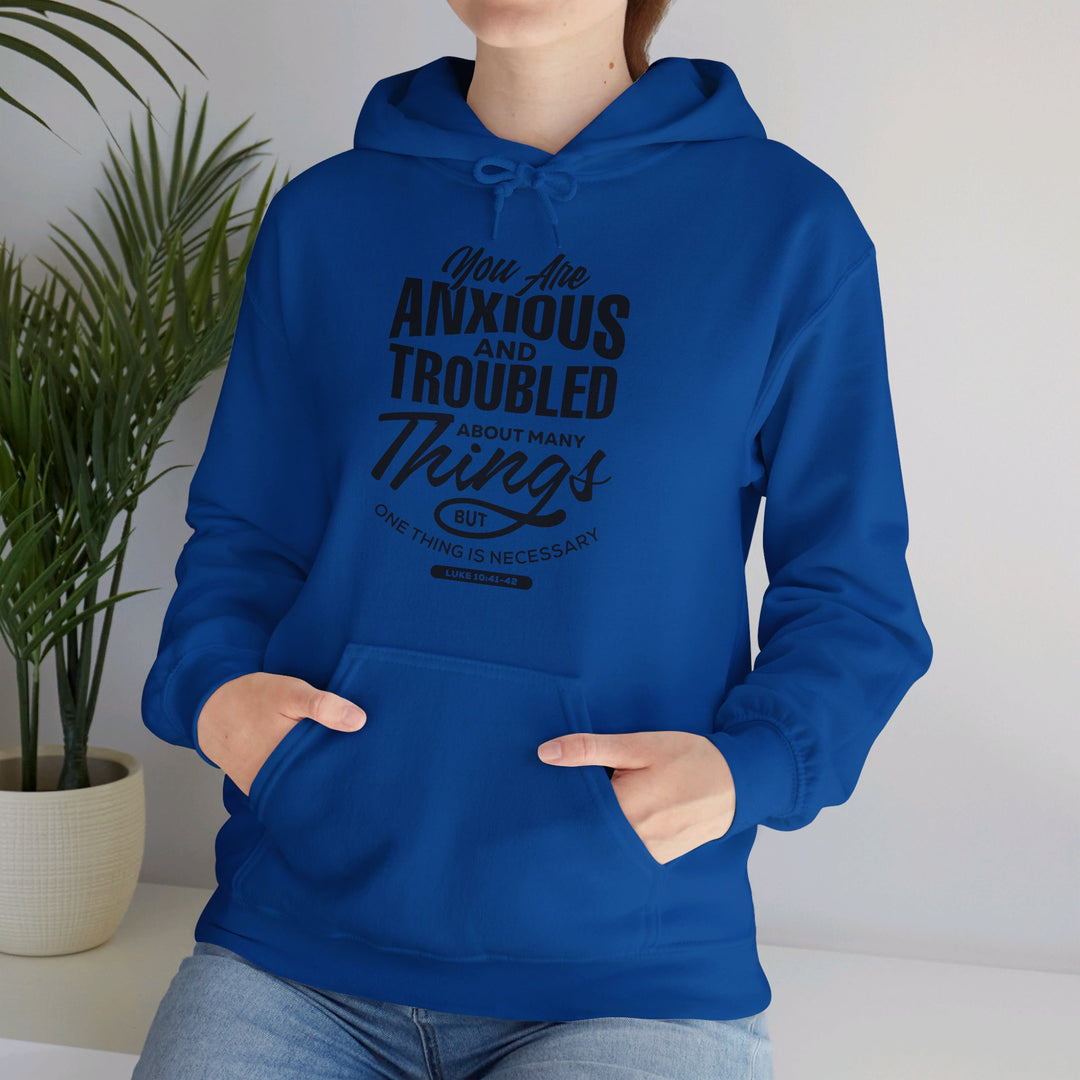 Anxious And Troubled Hoodie Hoodie   