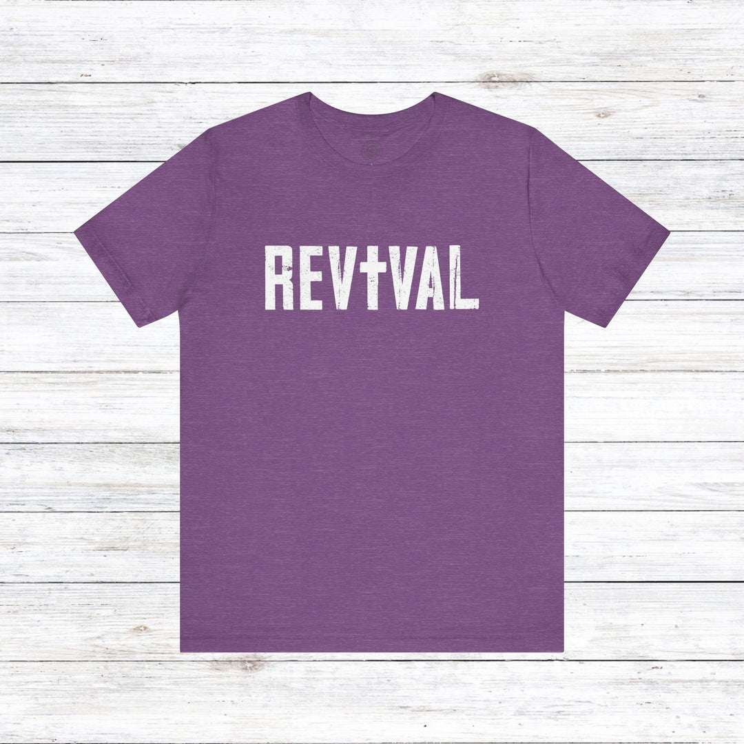 Revival Unisex T-Shirt T-Shirt Heather Team Purple S 