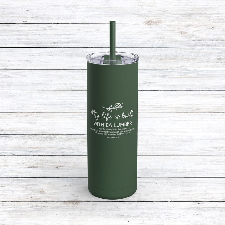 Christian Tumbler EA Lumber Mug Pine Needle 20oz Matte