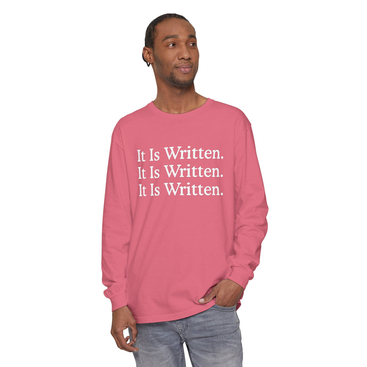 It Is Written Long Sleeve Shirt Long-sleeve   