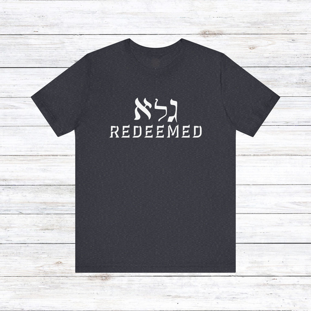 Redeemed Unisex T-Shirt T-Shirt Heather Navy S 