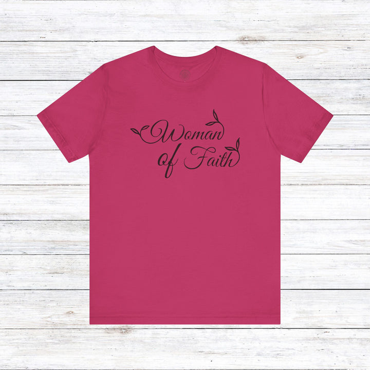 Woman of Faith Unisex T-Shirt T-Shirt Berry S 