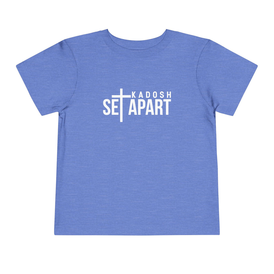 Set Apart Kadosh Toddler Tee Kids clothes Heather Columbia Blue 2T 