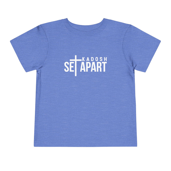 Set Apart Kadosh Toddler Tee Kids clothes Heather Columbia Blue 2T 