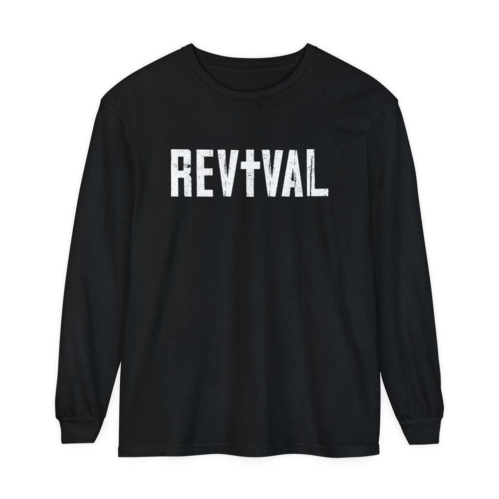 Revival Long Sleeve Shirt Long-sleeve Black S 