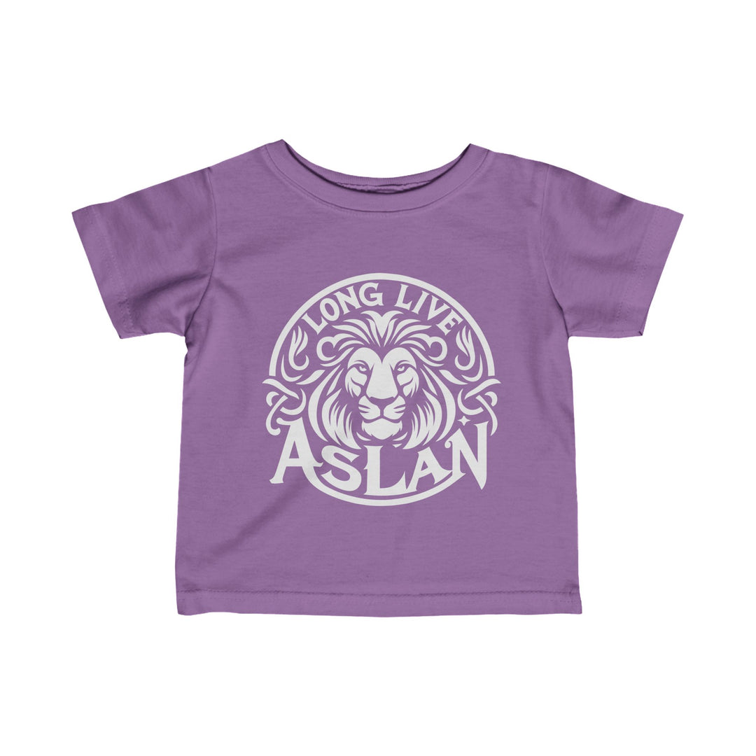 Long Live Aslan Baby Tee Kids clothes Lavender 6M 