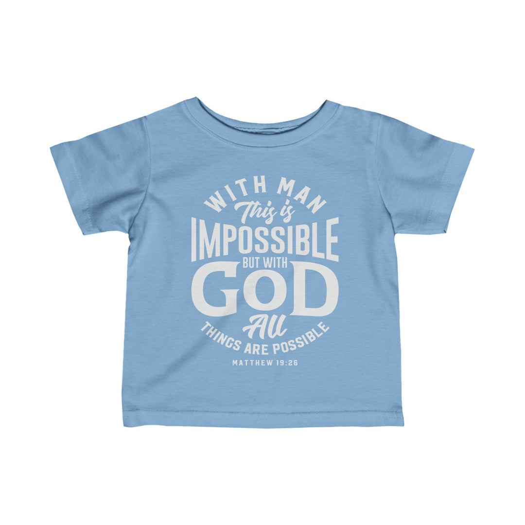 All Things Possible Baby Tee Kids clothes Light Blue 6M 