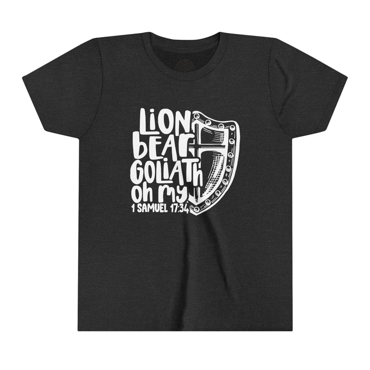 Lion Bear Goliath Oh My Youth T-shirt Kids clothes Dark Grey Heather S 