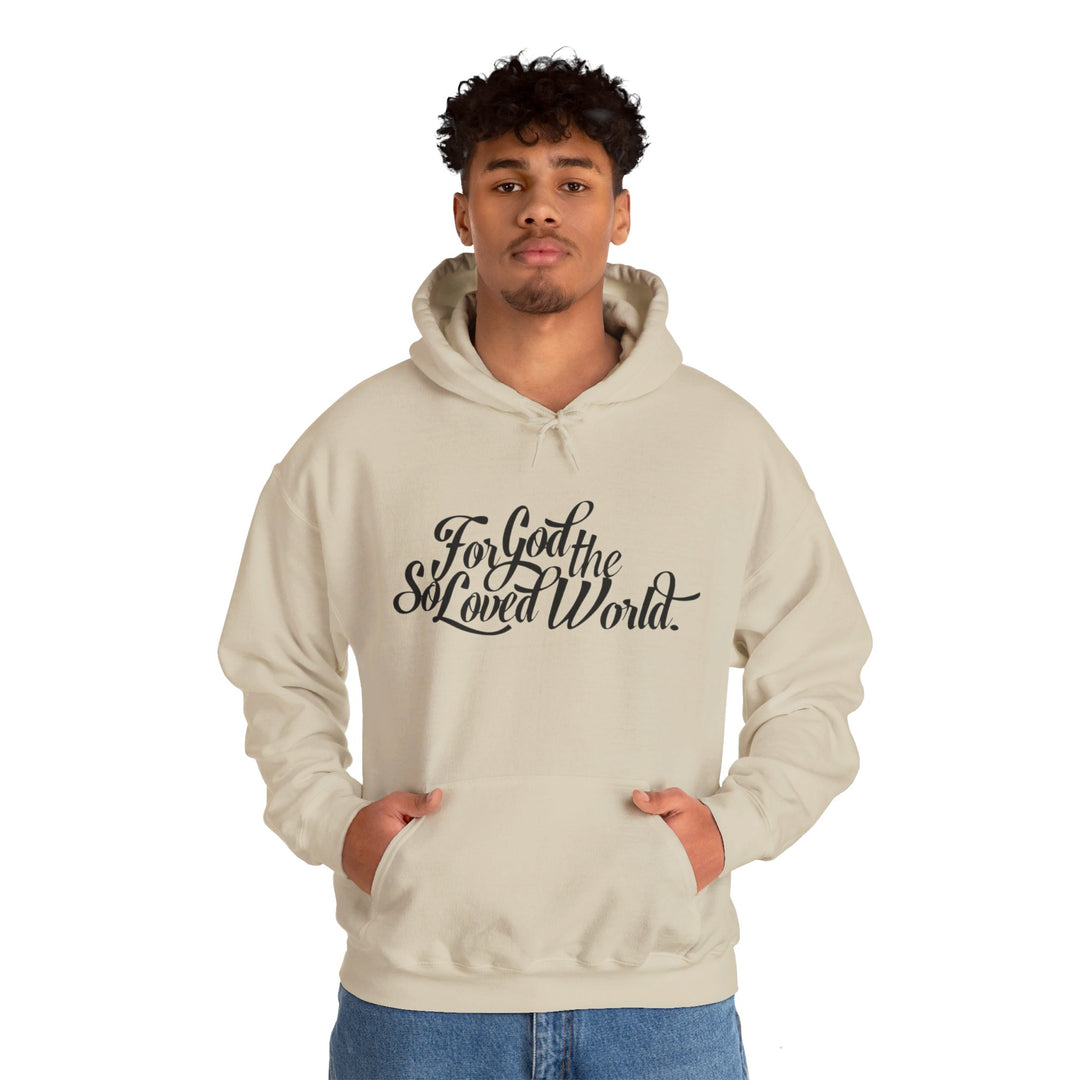 God So Loved Hoodie Hoodie   