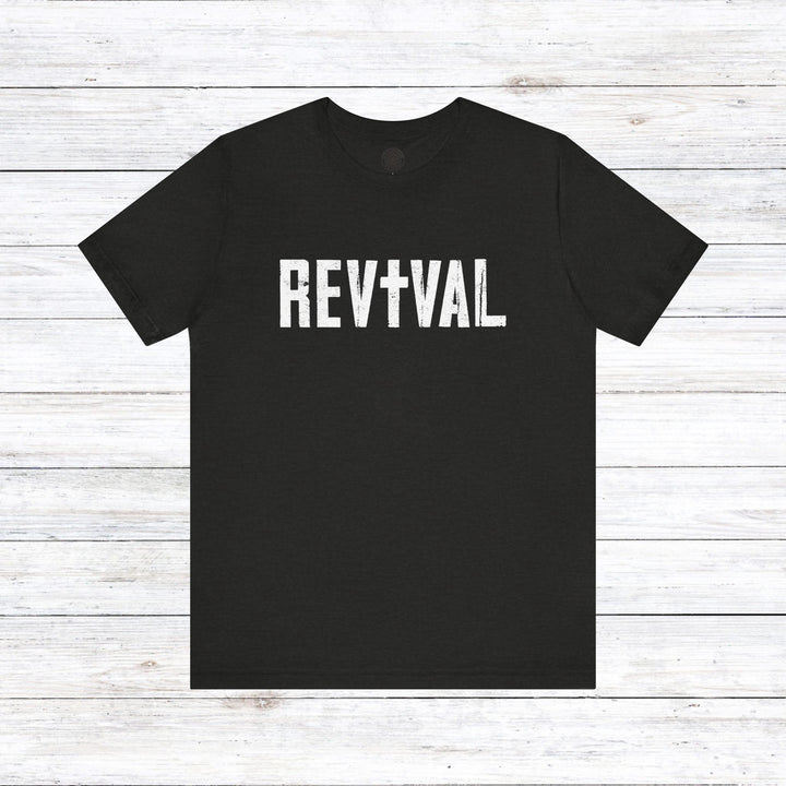 Revival Unisex T-Shirt T-Shirt Black Heather S 