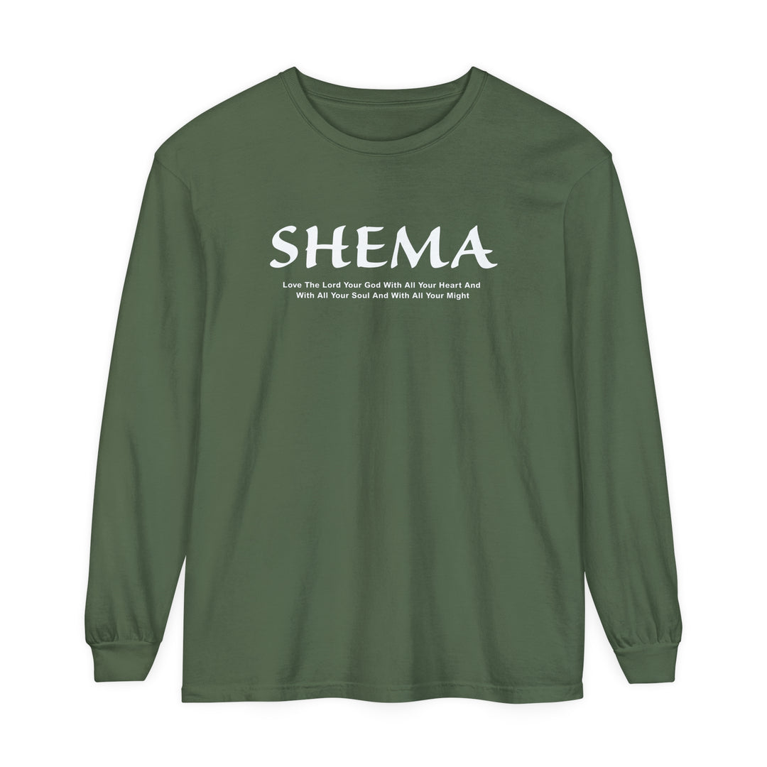 Shema Love The Lord Long Sleeve Shirt Long-sleeve Hemp S 