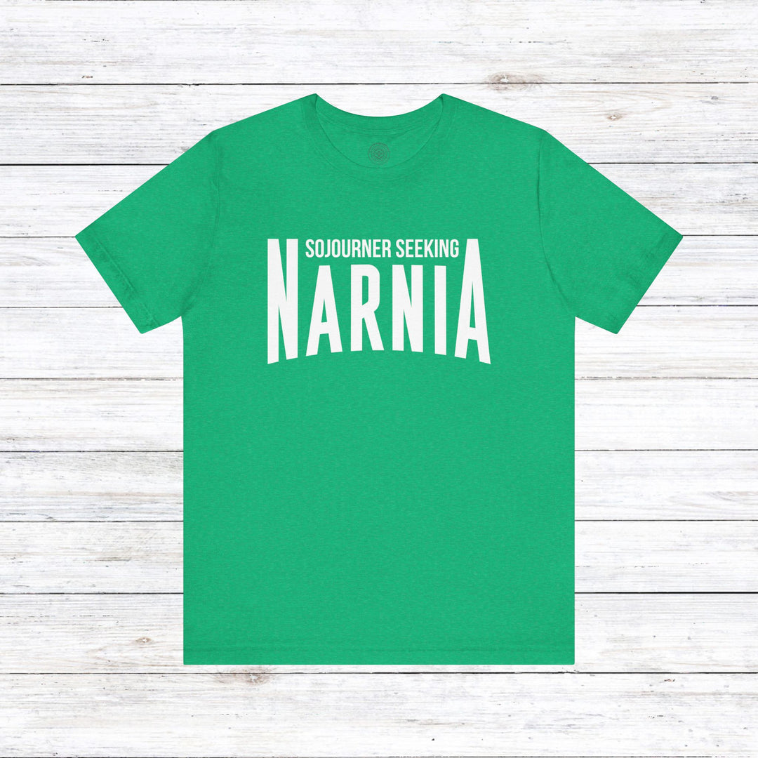 Sojourner Seeking Narnia Unisex T-Shirt T-Shirt Heather Kelly S 