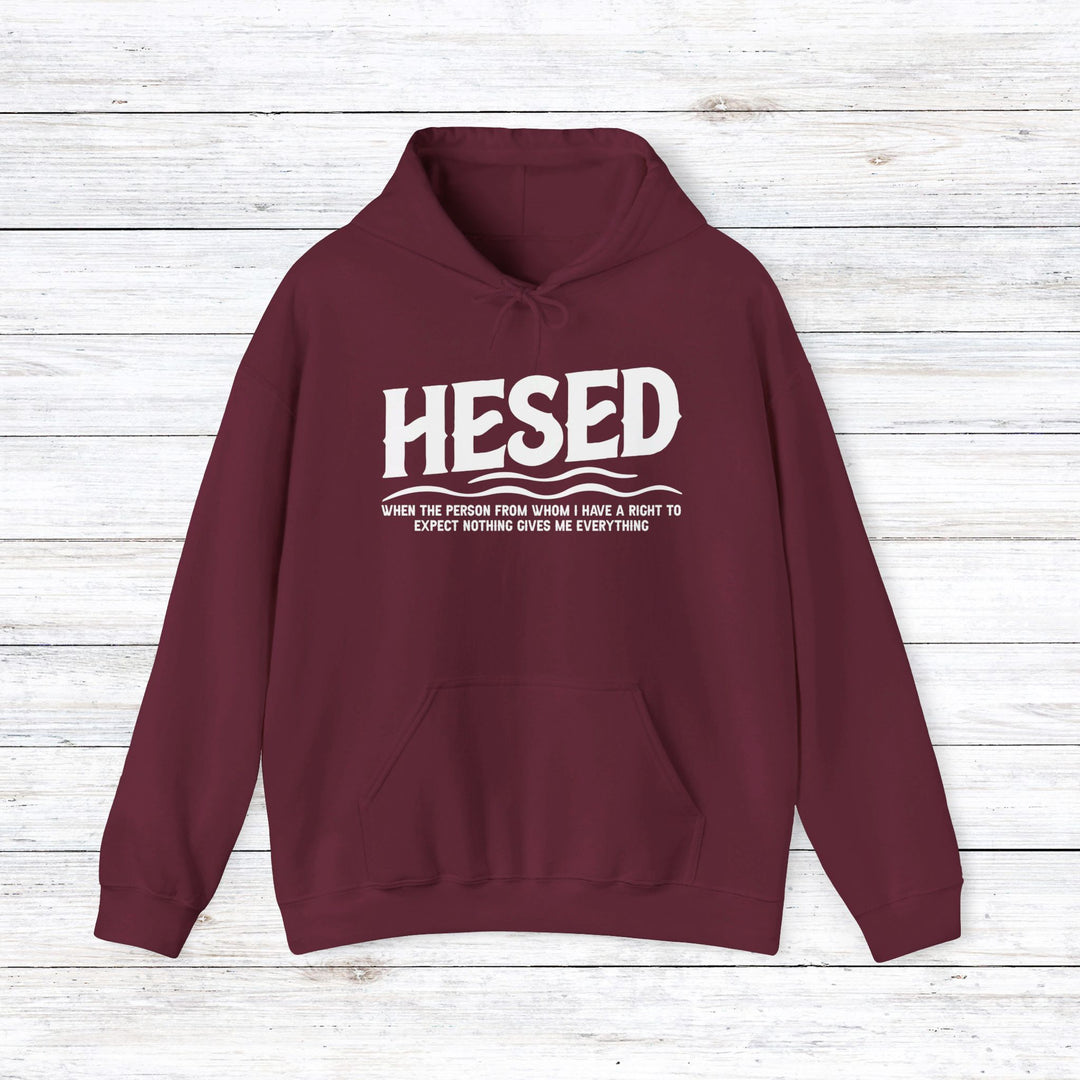 Hesed Everything Hoodie Hoodie Maroon S 