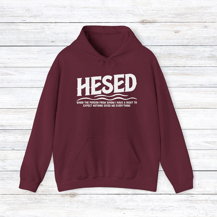 Hesed Everything Hoodie Hoodie Maroon S 