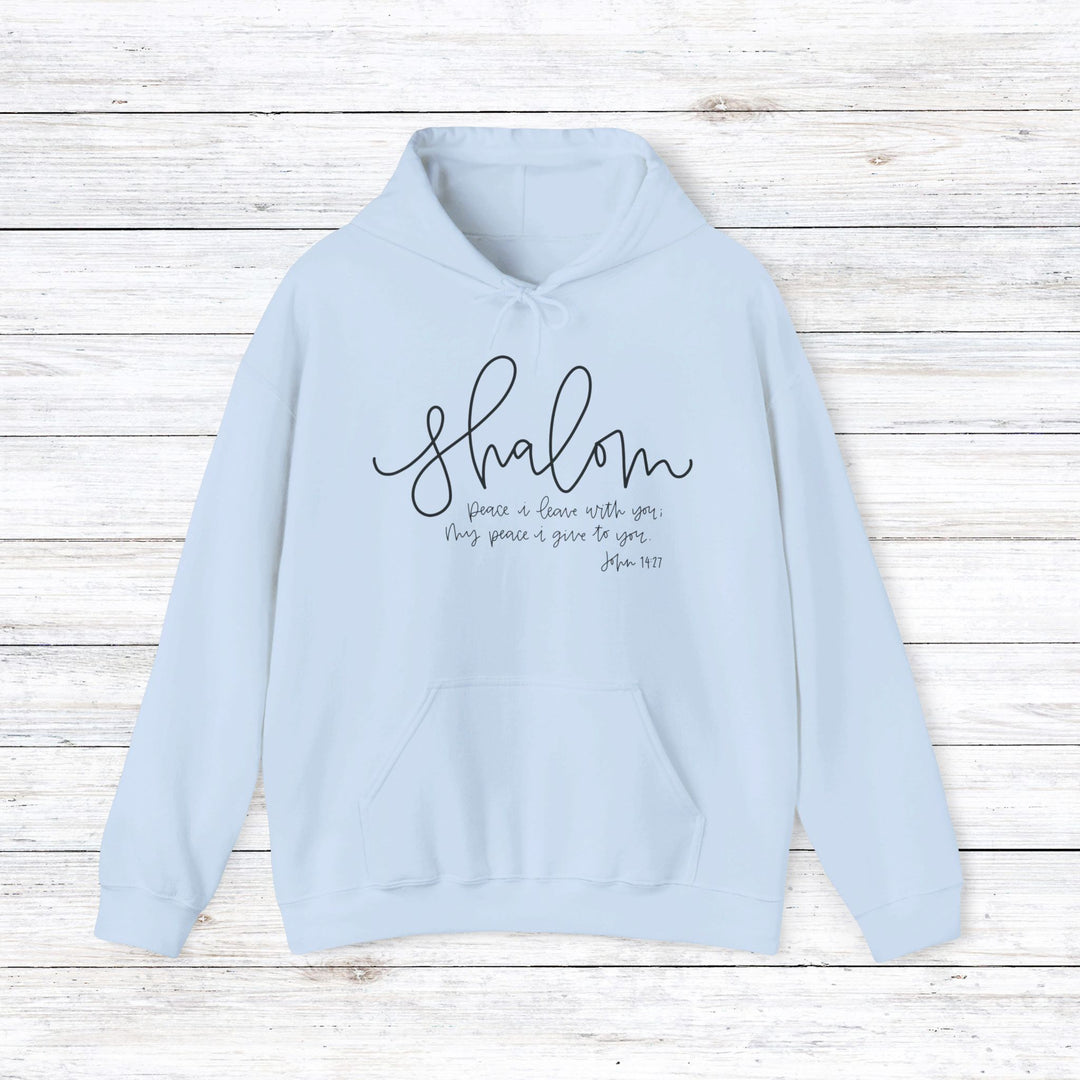 Shalom Hoodie Hoodie Light Blue S 