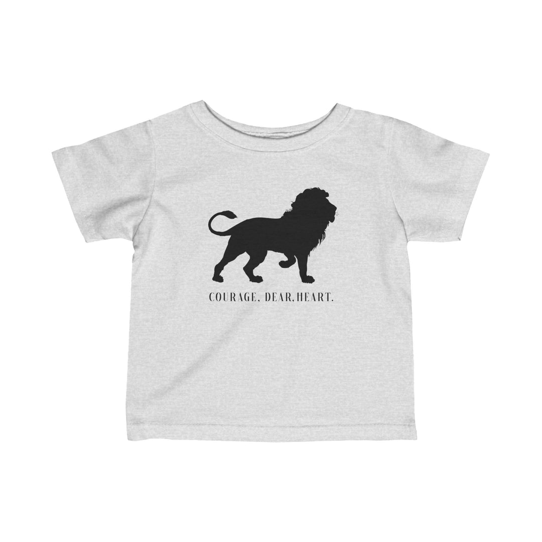 Courage Dear Heart Baby Tee Kids clothes Heather 6M 