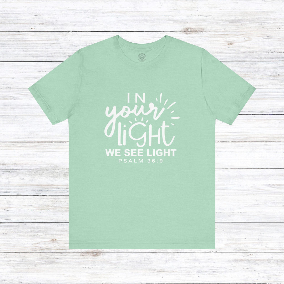 In Your Light Unisex T-Shirt T-Shirt Heather Mint M 