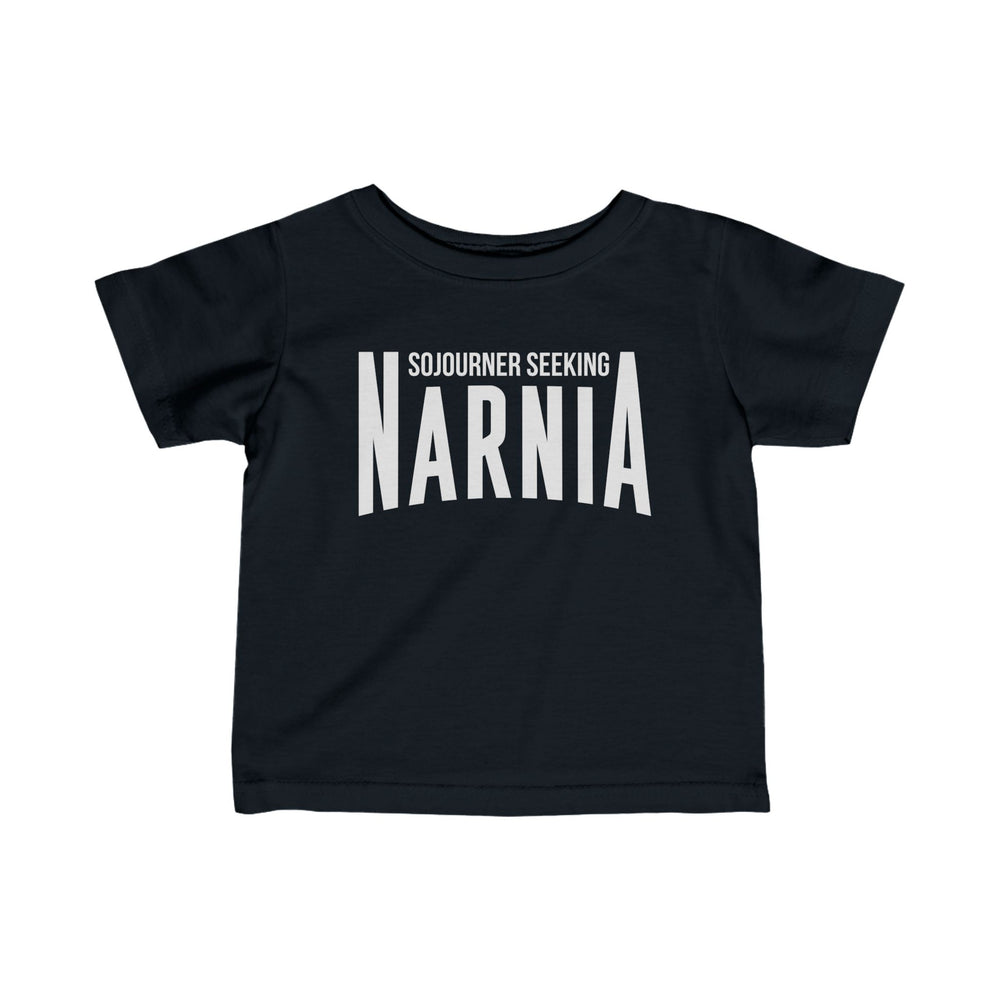 Sojourner Seeking Narnia Baby Tee Kids clothes Black 6M 