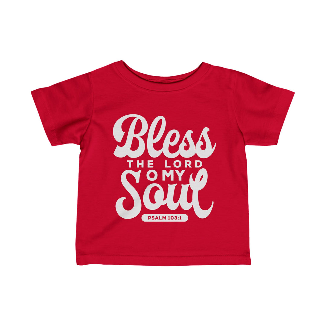 Bless The Lord Baby Tee Kids clothes Red 6M 