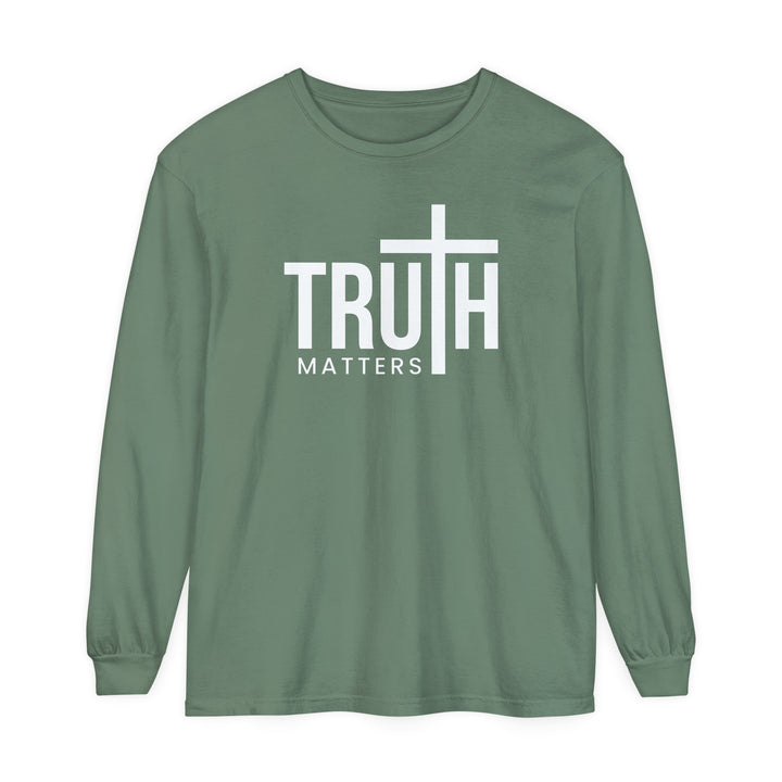 Truth Matters Long Sleeve Shirt Long-sleeve Light Green S 