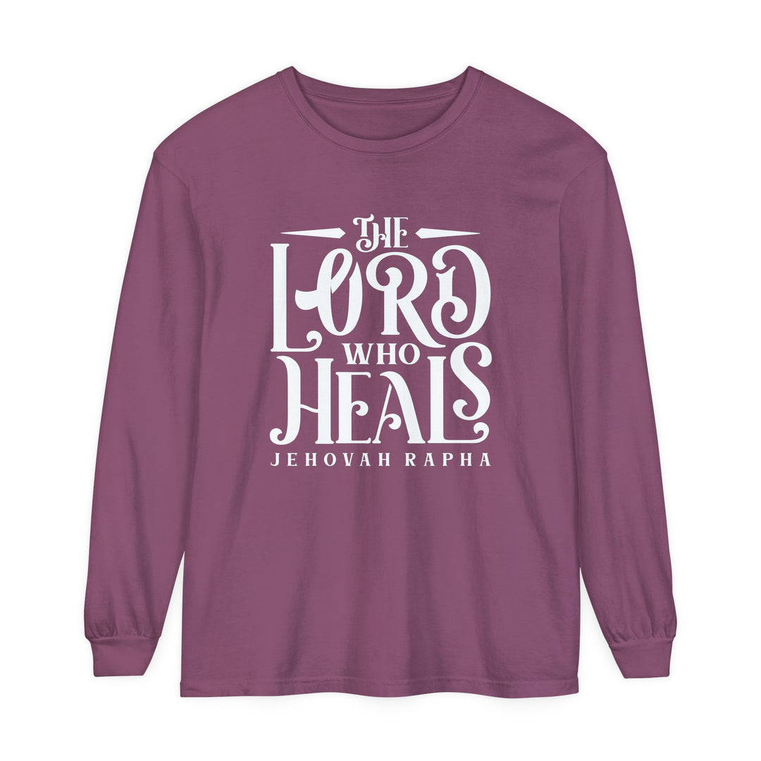 The Lord Who Heals Long Sleeve Shirt Long-sleeve Berry S 